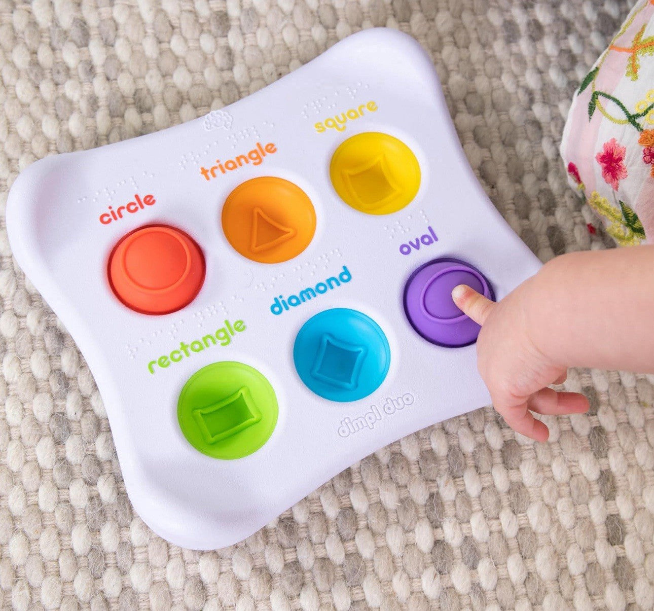 Fat Brain Toys Dimpl Baby Toy – Sensory Fun for 10+ Months – BRAND NEW!