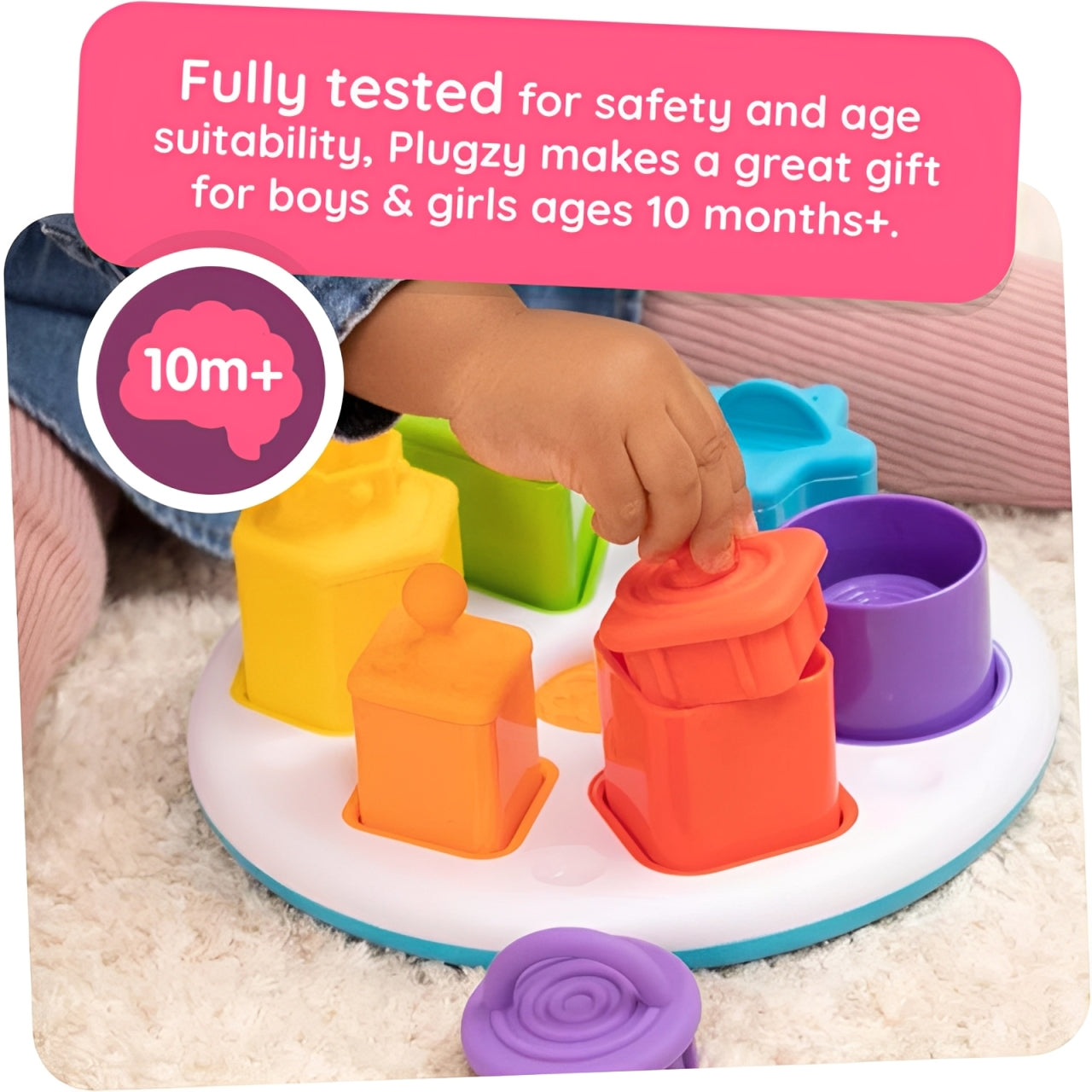 Fat Brain Toys Plugzy – Fun, Stackable, and Creative Play for Kids!